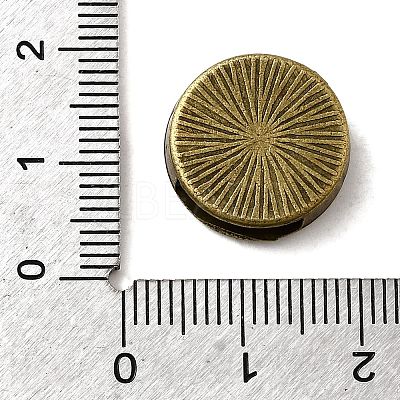 Tibetan Style Alloy Slide Charms Cabochon Settings LS-X-PALLOY-Q341-04AB-FF-1