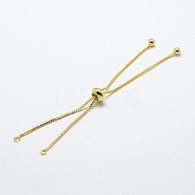 Rack Plating Brass Chain Bracelet Making LS-KK-A142-018G-1