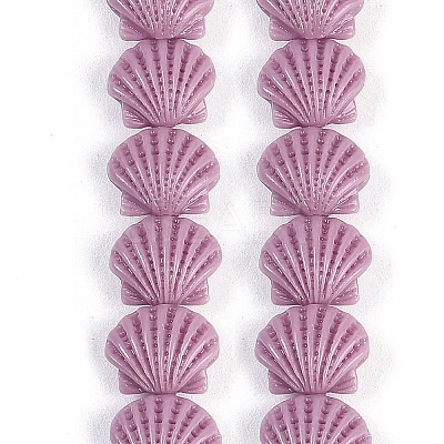 Synthetic Coral Dyed Carved Beads Strands CORA-K009-05A-1