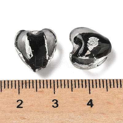 Handmade Foil Glass Beads LAMP-A011-06-1