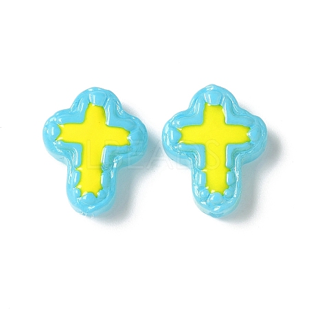 Baking Paint Glass Enamel Beads BLOW-D300-06R-1