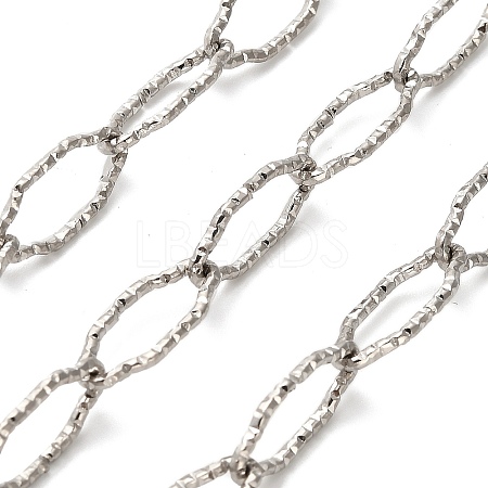 304 Stainless Steel Oval Link Chains CHS-A016-05P-A-1