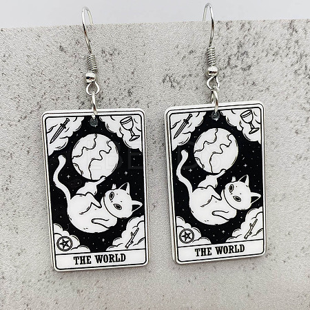 Cartoon Theme Acrylic Dangle Earrings FS-WG40F70-18-1