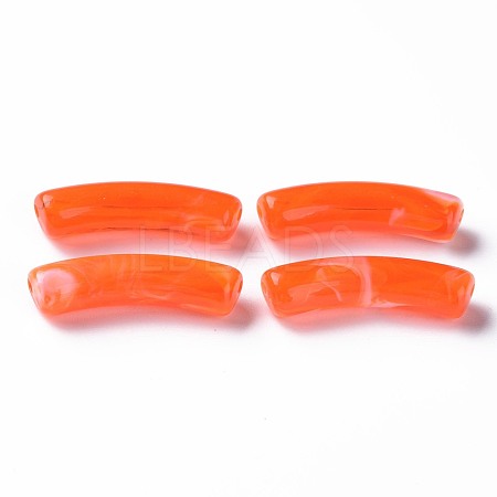 Two Tone Acrylic Beads X-MACR-S272-78G-1