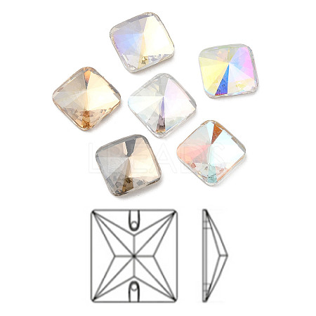 K9 Glass Rhinestone Cabochons RGLA-N002-01A-1