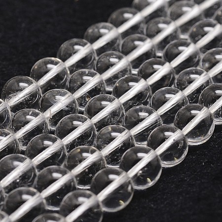 Natural Quartz Crystal Beads Strands X-G-D840-61-8mm-1