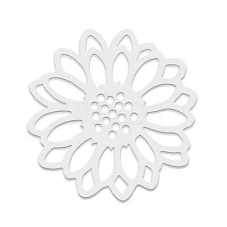 Non-Tarnish 201 Stainless Steel Filigree Joiners STAS-S105-LA758-1-1