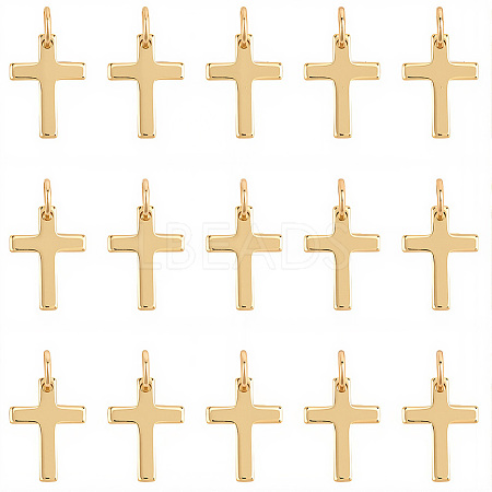 30Pcs Brass Pendants ZIRC-SC0001-35-1