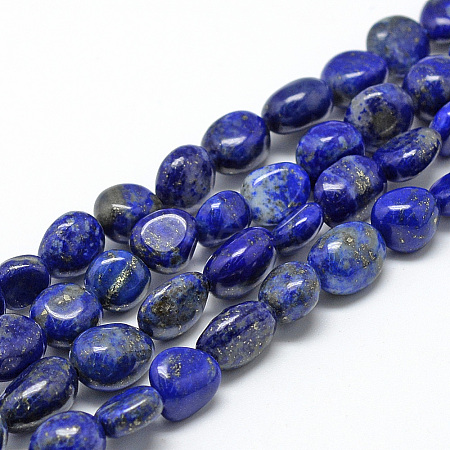 Natural Lapis Lazuli Beads Strands X-G-R445-6x8-35-1