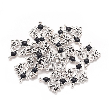 Alloy Enamel Chandelier Component Links LS-ENAM-EA9734Y-1-1