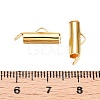 Iron Slide On End Clasp Tubes IFIN-R212-1.3cm-G-3