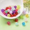 Imitation Jade Acrylic Beads SACR-S188-10mm-M-2