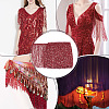 5M Sparkle Polyester Tassel Lace Trim OCOR-OC0001-38B-6