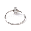 Crystal Rhinestone Flat Round Finger Ring RJEW-D120-22B-P-3