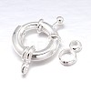 Brass Spring Ring Clasps KK-L082E-01S-2