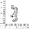 304 Stainless Steel Pendants STAS-K291-05B-AS-3
