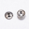 Tarnish Resistant 304 Stainless Steel Bead Caps X-STAS-E139-B-03-1