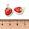 Alloy Enamel Pendants PALLOY-T094-04A-02-3