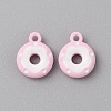 Frosted Painted Colored Alloy Pendants FIND-TAC0010-82G-1
