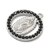 304 Stainless Steel & Rhinestone Pendants STAS-G371-09I-02P-2
