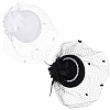 2Pcs 2 Colors Women's Fascinator Hat AJEW-GF0010-07-1