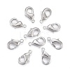 Platinum Brass Lobster Claw Clasps X-KK-903-N-NF-2