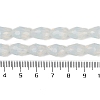 Electroplate Imitation Jade Glass Beads Strands EGLA-N013-J6mm-D02-4
