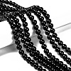 Natural Eyeless Obsidian Beads Strands G-K123-06-14mm-4