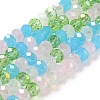 Glass Beads Strands EGLA-A034-M6mm-50-2