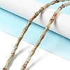 Natural Aqua Terra Jasper Beads Strands G-E071-B02-2