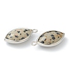 Natural Dalmatian Jasper Pendants G-B009-01P-B-2