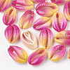 Spray Paint Cowrie Shell Beads SHEL-S274-01B-1