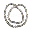 Transparent Electroplate Glass Beads Strands EGLA-N002-34C-C19-2