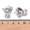 Rack Plating Alloy Rhinestone Pendants PALLOY-P303-09P-C-3
