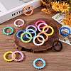 24Pcs 12 Colors Opaque Acrylic Bead Frames SACR-AR0001-22-5