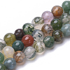 Natural Indian Agate Beads Strands G-S281-42-3mm-1