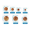 Unfinished Natural Wood Beads WOOD-TA0002-41-LF-8