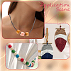 165Pcs 11 Colors Dyed Natural Maple Wood Beads WOOD-PA0001-61B-5