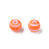 Opaque Striped Acrylic Beads MACR-S373-27D-04-2