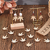 60Pcs Wood Pendants WOOD-FH0002-30C-5