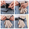 SUPERFINDINGS 6Pcs Nylon Cable Tie with Plastic Clasp Gloves Holder AJEW-FH0001-49-2