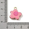 Printed Brass Pendants KK-CBAE379-02G-E-3