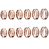 12Pcs 6 Size 304 Stainless Steel Grooved Finger Ring Settings RJEW-SC0001-04-1