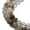 Natural Green Lodolite Quartz Beads Strands G-Z029-02-2