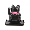 ABS Plastic Solar Powered Maneki-neko Figurines DJEW-B017-01B-04-4