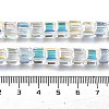 Electroplate Glass Beads Strands EGLA-H108-01A-AB01-4