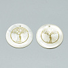 Freshwater Shell Pendants X-SHEL-Q016-013-2