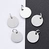 Anti-Tarnish 304 Stainless Steel Pendants STAS-I311-32C-P-2