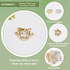 20Pcs 2 Colors 201 Stainless Steel Connector Charms STAS-DC0009-24-4