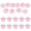 10Pcs Transparent Handmade Bumpy Lampwork Beads LAMP-TADJ0001-48E-1